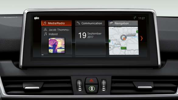 Bedienkonzept BMW 2er Gran Tourer Bedienkonzept Control Display BMW 2er Gran Tourer F46 2018 Innenraum