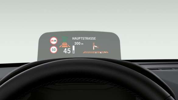 BMW Head-Up Display BMW 2er Gran Tourer BMW Head-Up Display BMW 2er Gran Tourer F46 2018 Innenraum