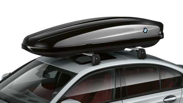 BMW Dachbox 520 Schwarz/Titansilber BMW 3er Limousine LCI G20 BMW Dachbox 520 Schwarz/Titansilber
