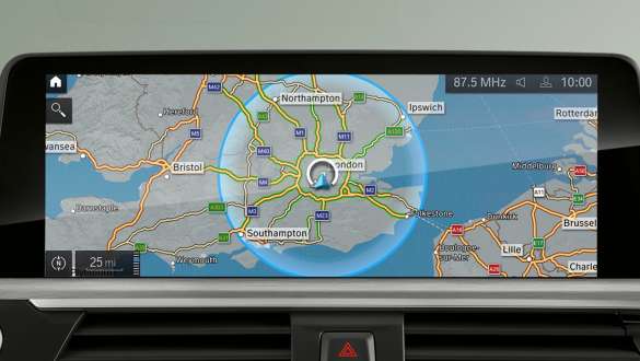 Plug-In Hybrid BMW 3er Touring 2021 G21 Navigationssystem Plug-In Hybrid BMW 3er Touring 2021 G21 Navigationssystem Nahaufnahme