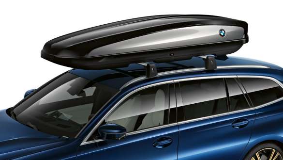 BMW Dachbox 520 Schwarz/Titansilber BMW 3er Touring LCI G21 BMW Dachbox 520 Schwarz/Titansilber