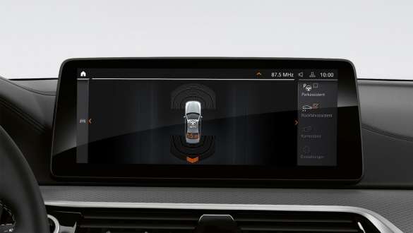 Rückfahrassistent BMW 5er Limousine G30 Rückfahrassistent BMW 5er Limousine G30 Facelift 2020 Interieur Cockpit