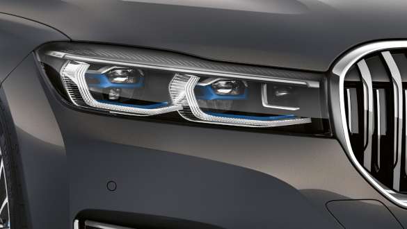 BMW 7er Limousine BMW Laserlicht BMW 7er Limousine: Nahaufnahme des BMW Laserlichts