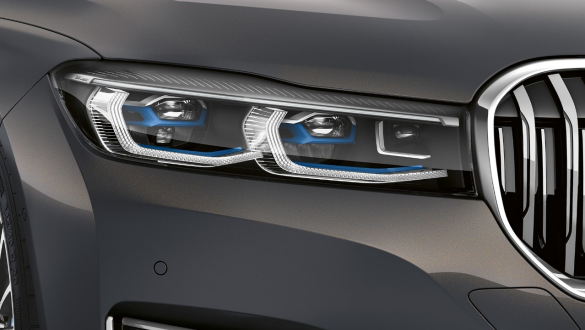 BMW 7er Limousine BMW Laserlicht BMW 7er Limousine: Nahaufnahme des BMW Laserlichts