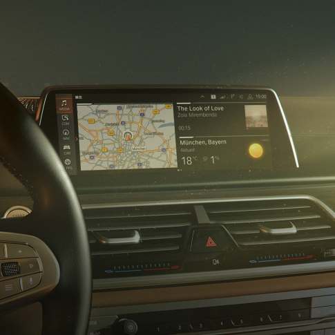 BMW Operating System 7.0 BMW 7er Limousine: BMW Operating System 7.0 auf dem Control Display