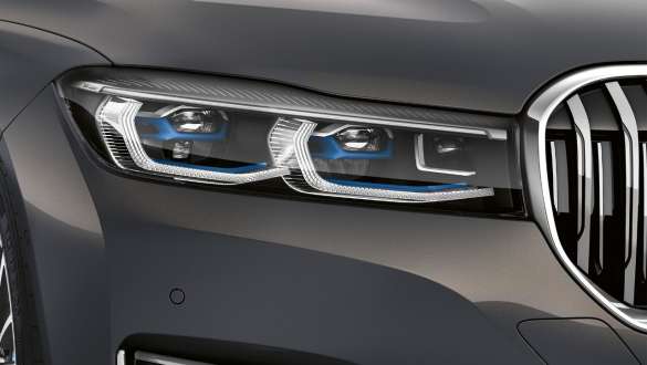 BMW 7er Limousine BMW Laserlicht BMW 7er Limousine: Nahaufnahme des BMW Laserlichts