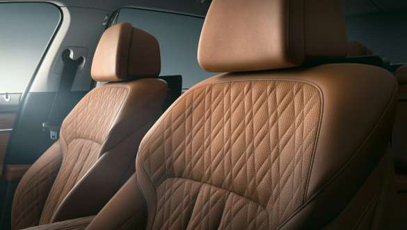 BMW 7er Limousine Sitze in Leder Nappa BMW 7er Limousine: Nahaufnahme der Sitze in Leder Nappa