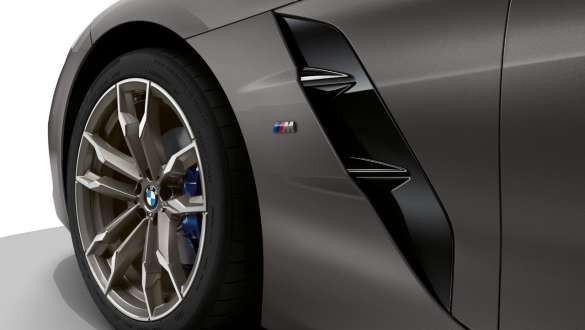 Air Breather BMW Z4 M40i Roadster G29 Air Breather BMW Z4 M40i Roadster G29 2019 BMW Individual Frozen Grey metallic Nahaufnahme