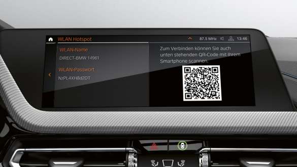 WLAN Hotspot. Der BMW M135i xDrive mit WLAN Hotspot.