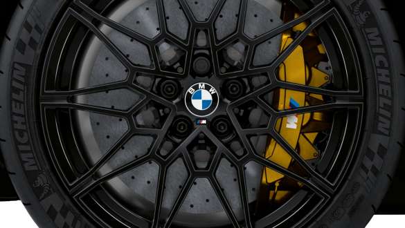M Carbon-Keramik-Bremse BMW M3 Competition Limousine G80 2020 BMW M3 Competition Limousine G80 2020 M Carbon-Keramik-Bremse Nahaufnahme