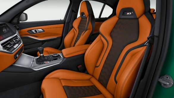 M Sportsitze BMW M3 Limousine G80 2020 BMW M3 Limousine G80 2020 M Sportsitze Innenraum