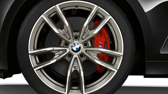 BMW M340i xDrive Limousine G20 2020 M Sportbremse Nahaufnahme Rad M Sportbremse BMW M340i xDrive Limousine G20 2020
