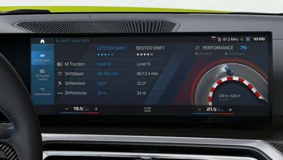 M Drive Professional BMW M3 Limousine G80 2020 BMW M3 Limousine G80 2020 M Drive Professional Control Display Innenraum