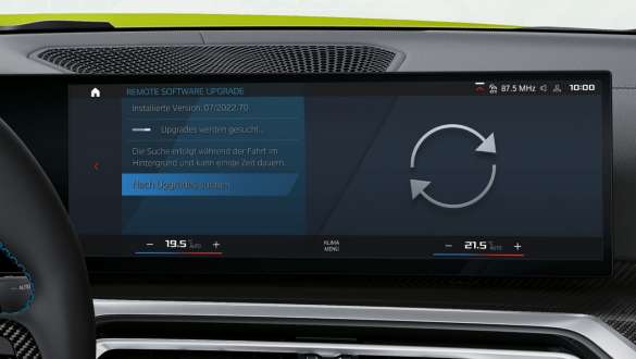Remote Software Upgrade BMW 3er Limousine M Automobile G80 G20 BMW 3er Limousine M Automobile G80 G20 Remote Software Upgrade Control Display Innenraum