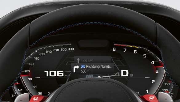 M spezifische Instrumentenkombination BMW M5 F90 2020 M spezifische Instrumentenkombination BMW M5 F90 LCI Facelift 2020 Cockpit
