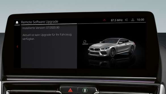 Remote Software Upgrade BMW 8er Coupé M Automobile F92 LCI Facelift 2022 BMW 8er Coupé M Automobile F92 LCI Facelift 2022 Remote Software Upgrade Control Display