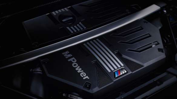 BMW M TwinPower Turbo Benzinmotor BMW X4 M F98 LCI Facelift 2021 BMW M TwinPower Turbo Reihen-6-Zylinder Benzinmotor BMW X4 M F98 LCI Facelift 2021 Nahaufnahme