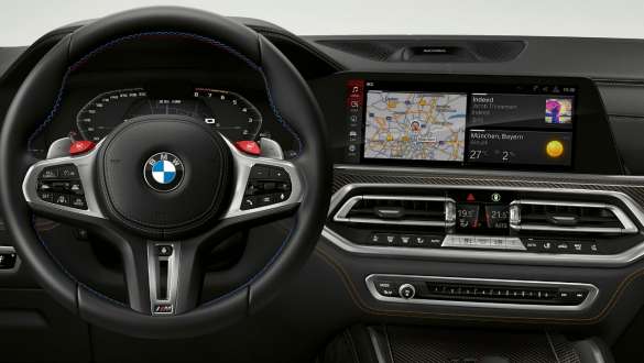 M spezifische Instrumentenkombination im BMW X6 M Competition F96 M spezifische Instrumentenkombination BMW X6 M Competition F96 2020 SUV Cockpit