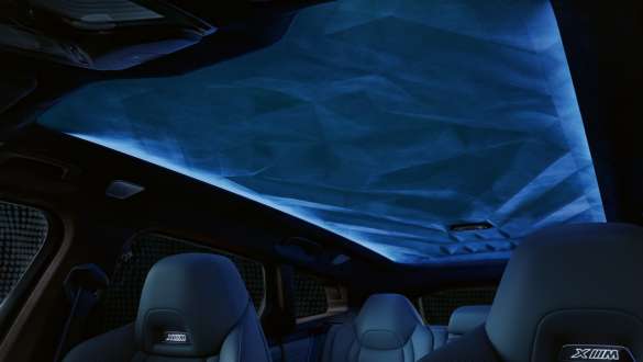 BMW XM G09 beleuchteter Dachhimmel BMW XM G09 Interieur beleuchteter Dachhimmel