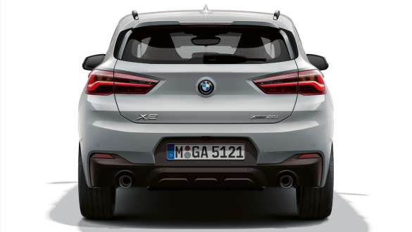 Heckansicht BMW X2 F39 Heckansicht BMW X2 F39 2020 Brooklyn Grau