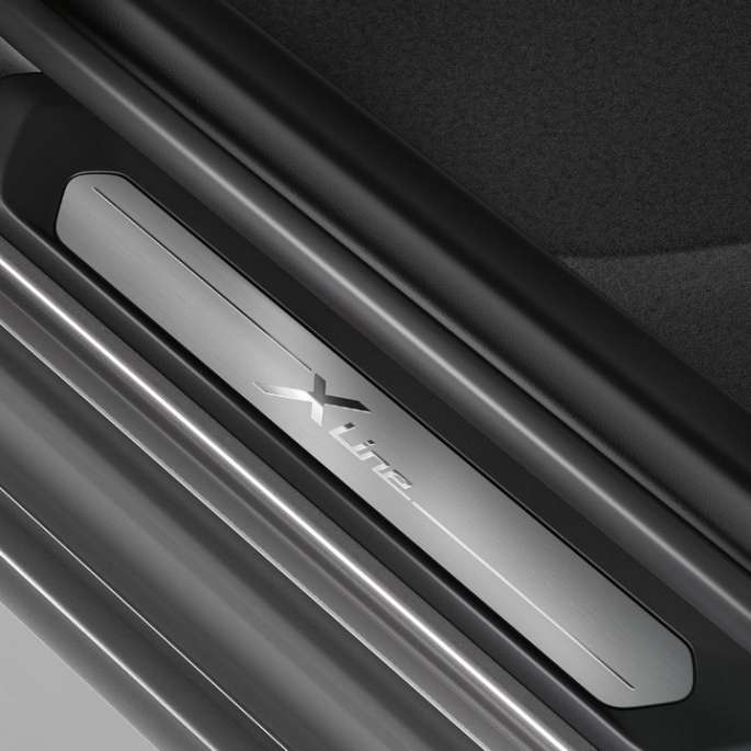 BMW X3 M40i, Model Luxury Line, door sill finisher BMW X3 M40i, Model Luxury Line, door sill finisher