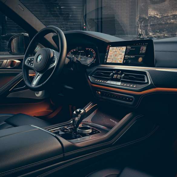 BMW X6 Interieur. Das Interieur des BMW X6.