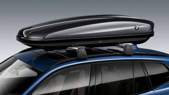 BMW roof box 420 black/titanium silver BMW iX3 G08 BMW Dachbox 420 Schwarz/Titansilber BMW iX3 G08 2020