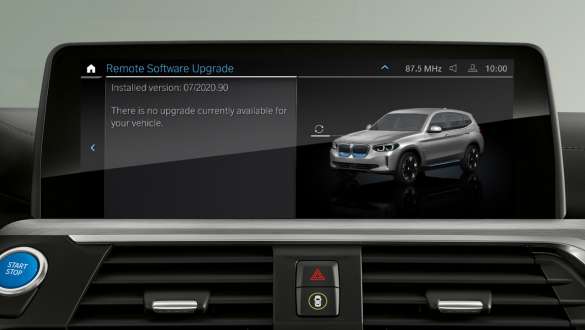Remote Software Upgrade BMW iX3 G08 Remote Software Upgrade BMW iX3 G08 2020 Control Display Innenraum