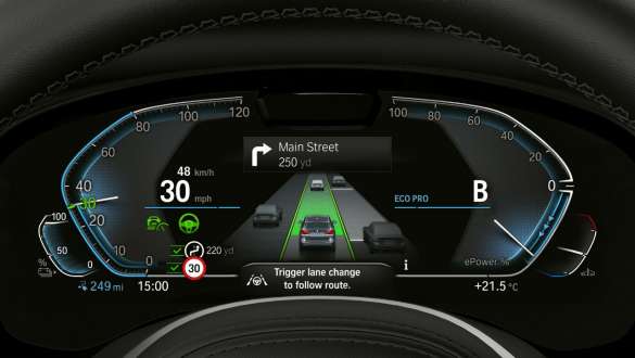 Aktive Navigationsführung BMW iX3 G08 2021 Aktive Navigationsführung BMW iX3 G08 2021