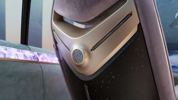 Einfache Demontage BMW i Vision Circular 2021 BMW i Vision Circular 2021 Visionsfahrzeug Interieurdesign einfache Demontage Schnellverschlüsse