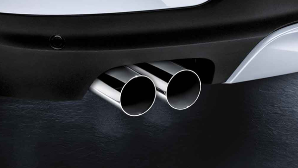 BMW 3er E91 Blende Endrohrblende Schwarz Chrom Für BMW 3er E90/E91 – Ovale Auspuffblende Vor Facelift