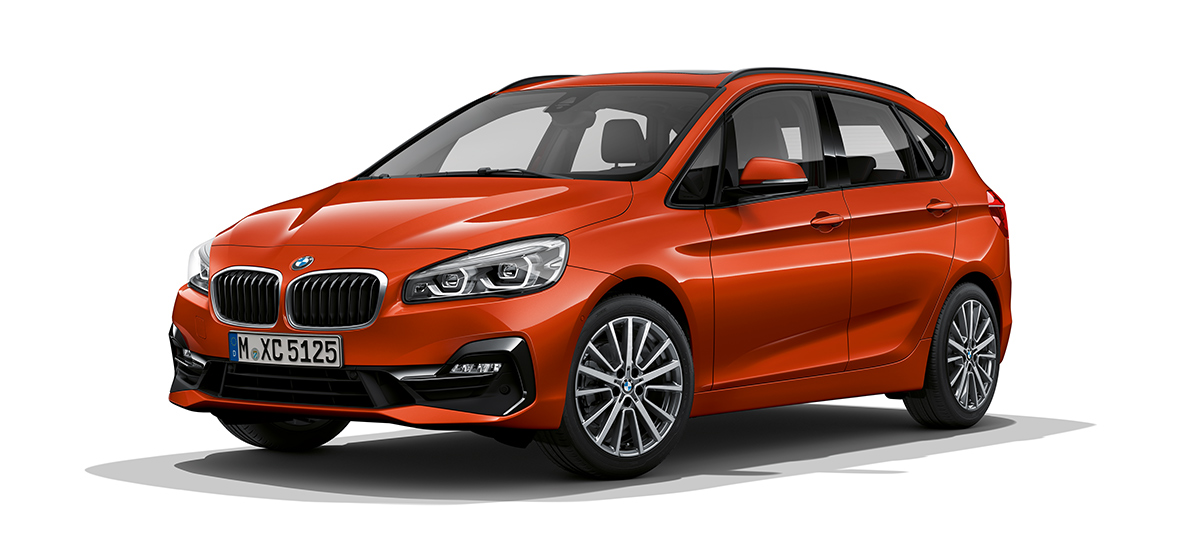 BMW 2er Active Tourer - Vorderansicht BMW 2er Active Tourer - Vorderansicht