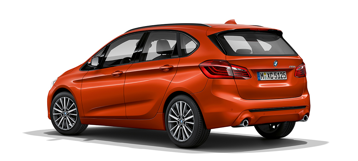 BMW 2er Active Tourer - Rückansicht BMW 2er Active Tourer - Rückansicht