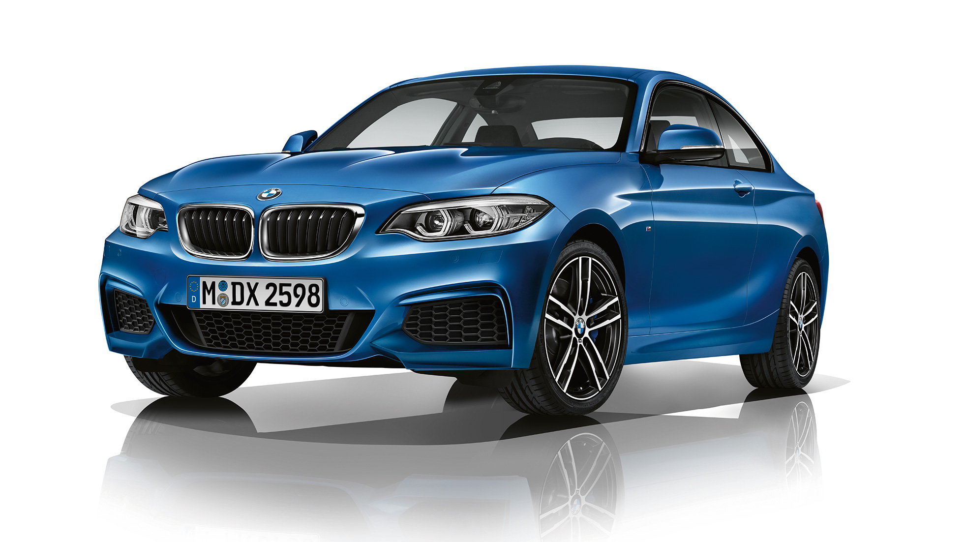 BMW 2er Coupé, Modell M Sport Dreiviertel Frontschuss BMW 2er Coupé, Modell M Sport Dreiviertel Frontschuss