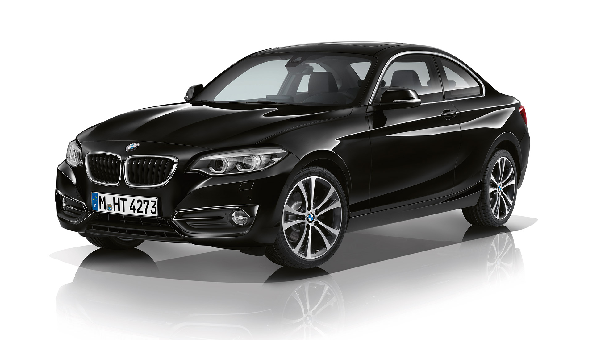 BMW 2er Coupé, Modell Sport Line Dreiviertel Frontschuss BMW 2er Coupé, Modell Sport Line Dreiviertel Frontschuss