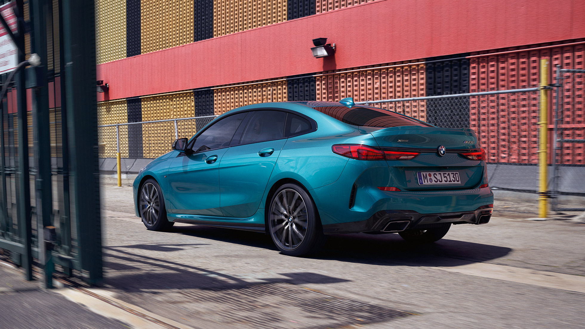 Progressives Design BMW 2er Gran Coupé Progressives Design BMW 2er Gran Coupé Snapper Rocks Blau metallic F44 Dreiviertel-Seitenansicht