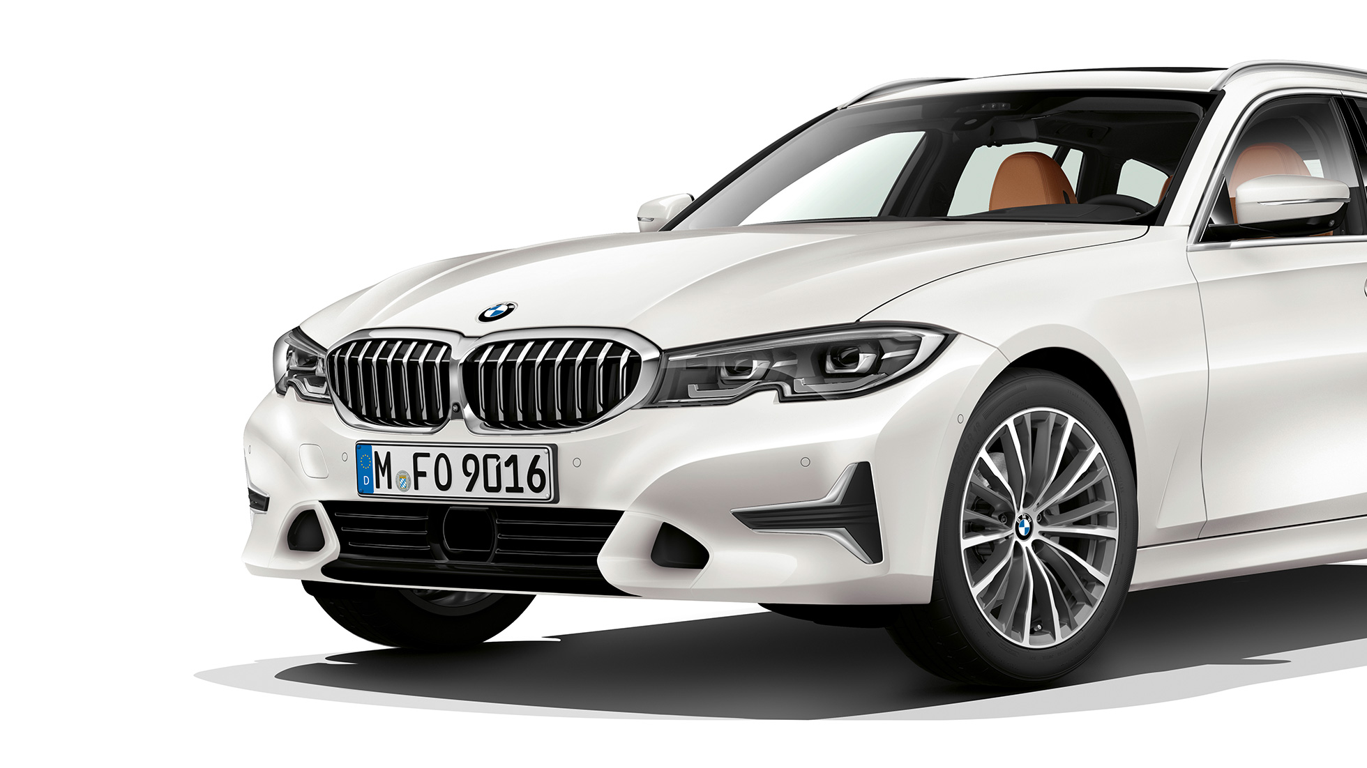 Modell Advantage Dreiviertel-Frontaufnahme BMW 3er Touring, Modell Advantage Dreiviertel-Frontaufnahme