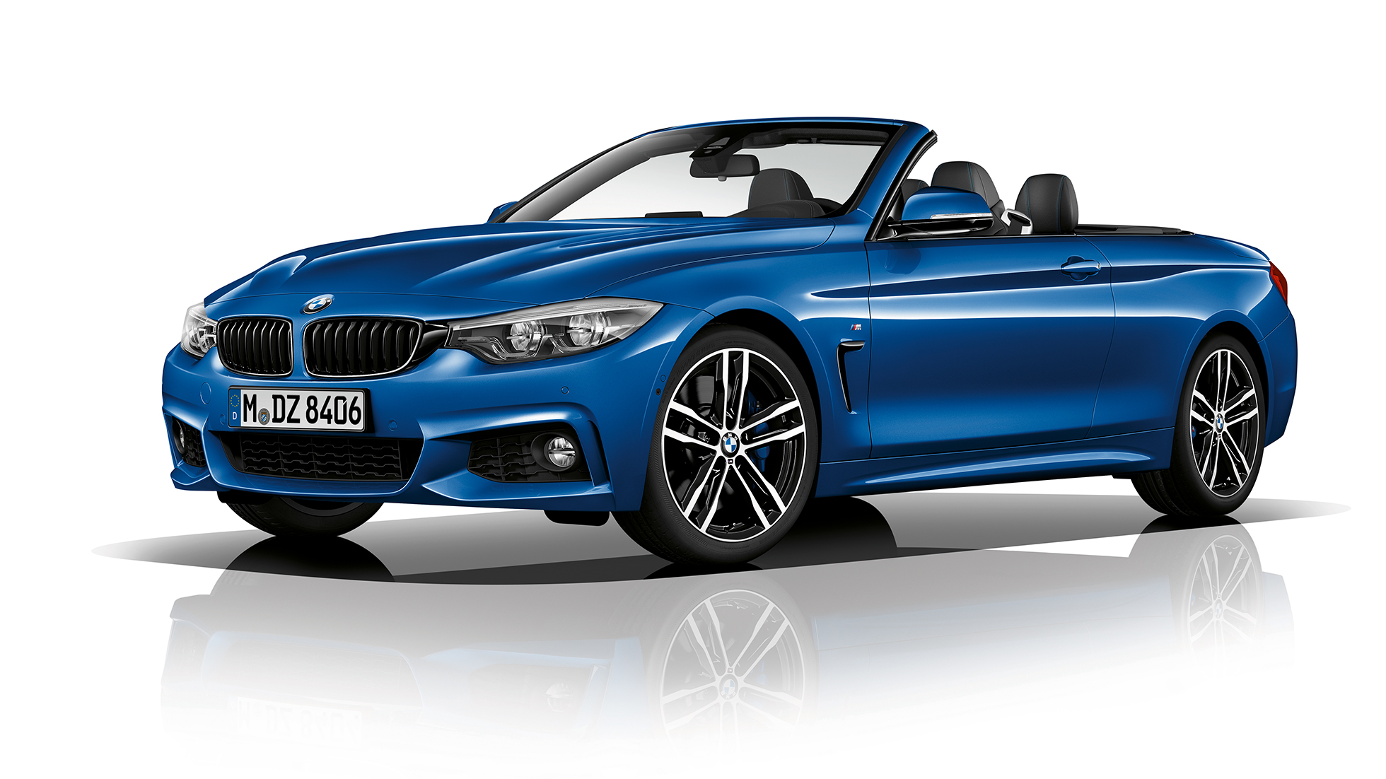 BMW 4er Cabrio, Modell M Sport Dreiviertel Frontschuss BMW 4er Cabrio, Modell M Sport Dreiviertel Frontschuss