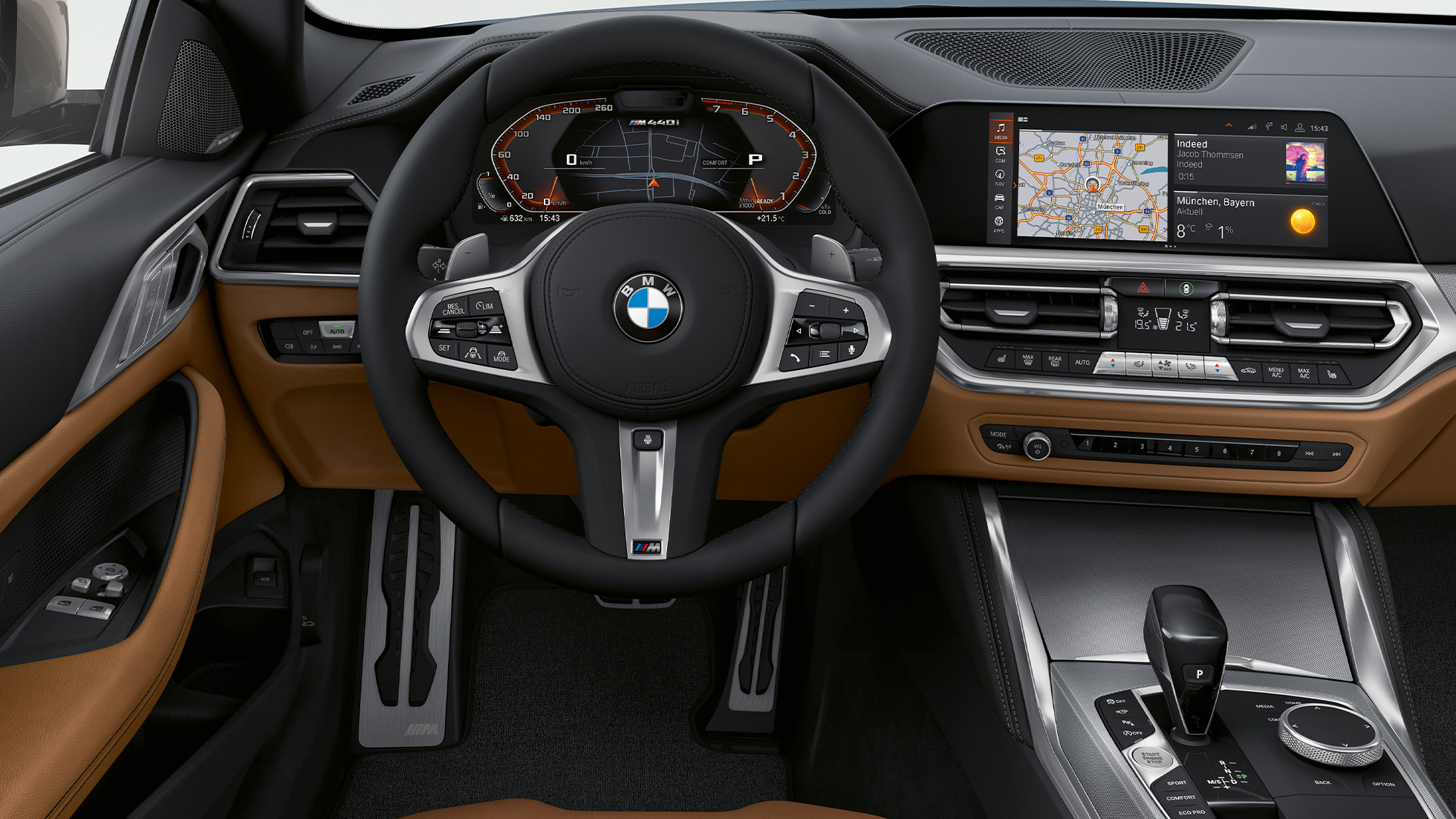 Cockpit BMW 4er Coupé G22 2020 BMW 4er Coupé G22 2020 Innenraum Cockpit