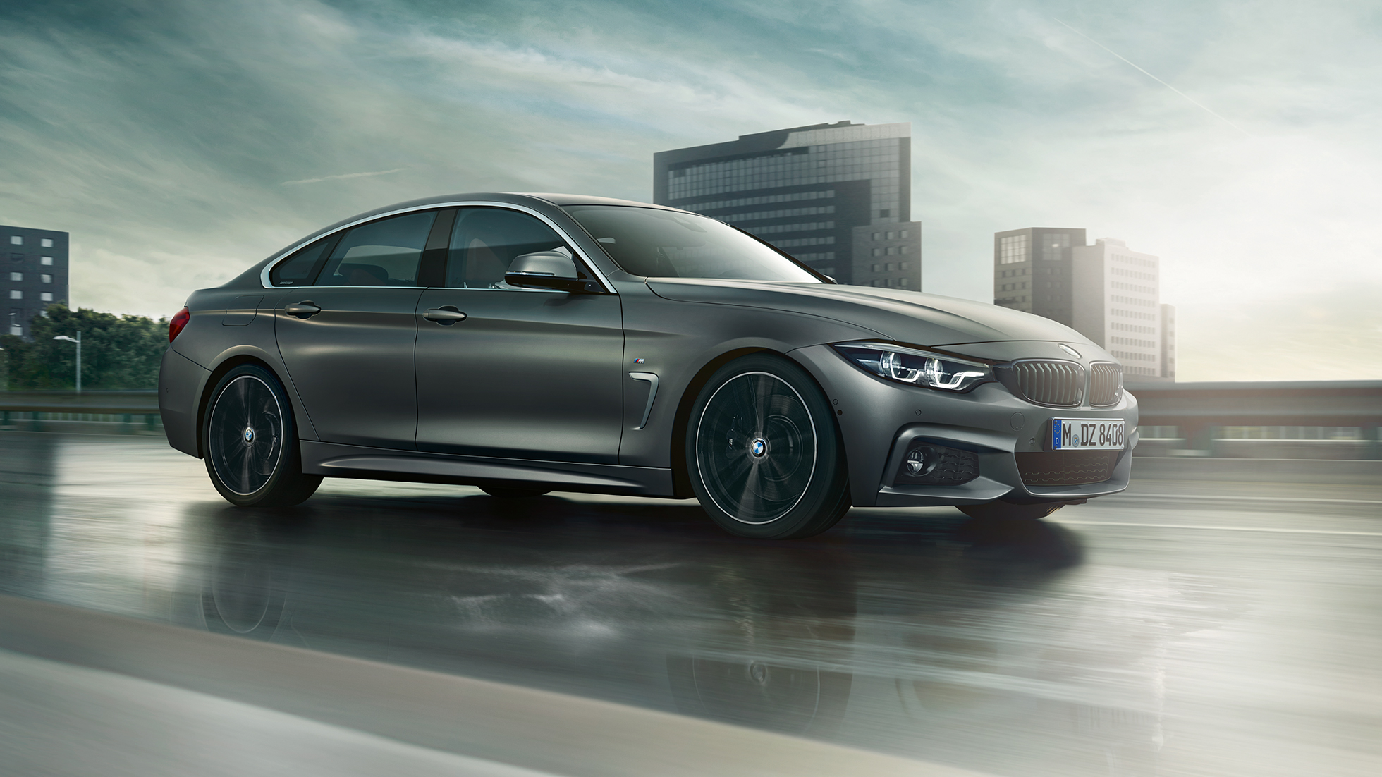 BMW 4er Gran Coupé, Standaufnahme der Front BMW 4er Gran Coupé, Standaufnahme der Front