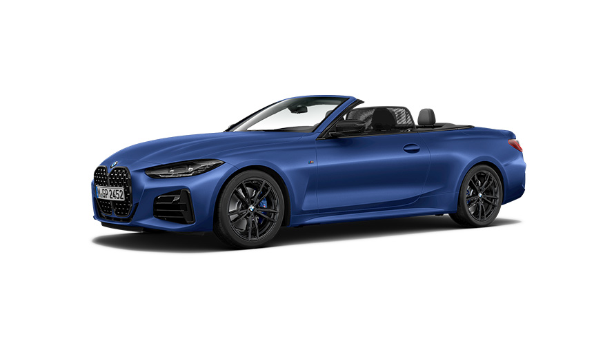 BMW 4er Reihe BMW 4er Cabrio M Automobil G23 MP Dreiviertel-Seitenansicht BMW 4er Reihe BMW 4er Cabrio M Automobil G23 MP Dreiviertel-Seitenansicht