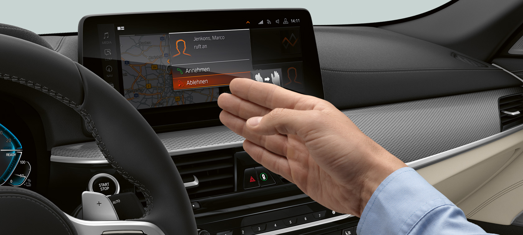 Technologien BMW 5er Limousine G30 Informationsdisplay BMW 5er Limousine G30 Facelift 2020 Interieur Cockpit