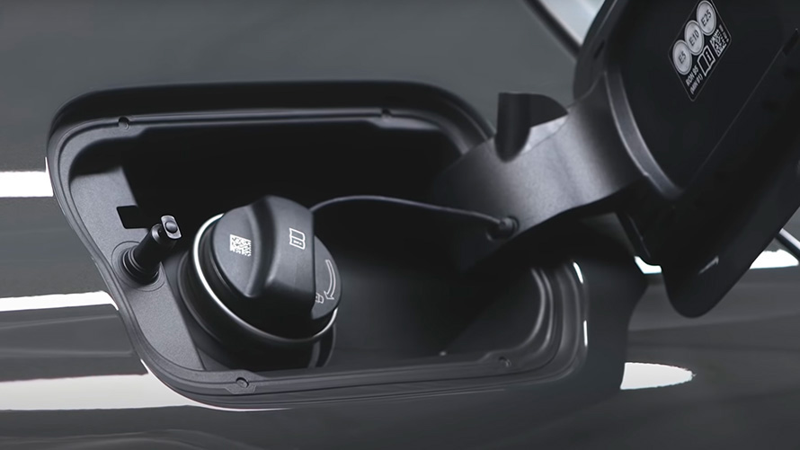BMW Plug-in-Hybrid Tankdeckel BMW Plug-in-Hybrid Tankdeckel Nahaufnahme