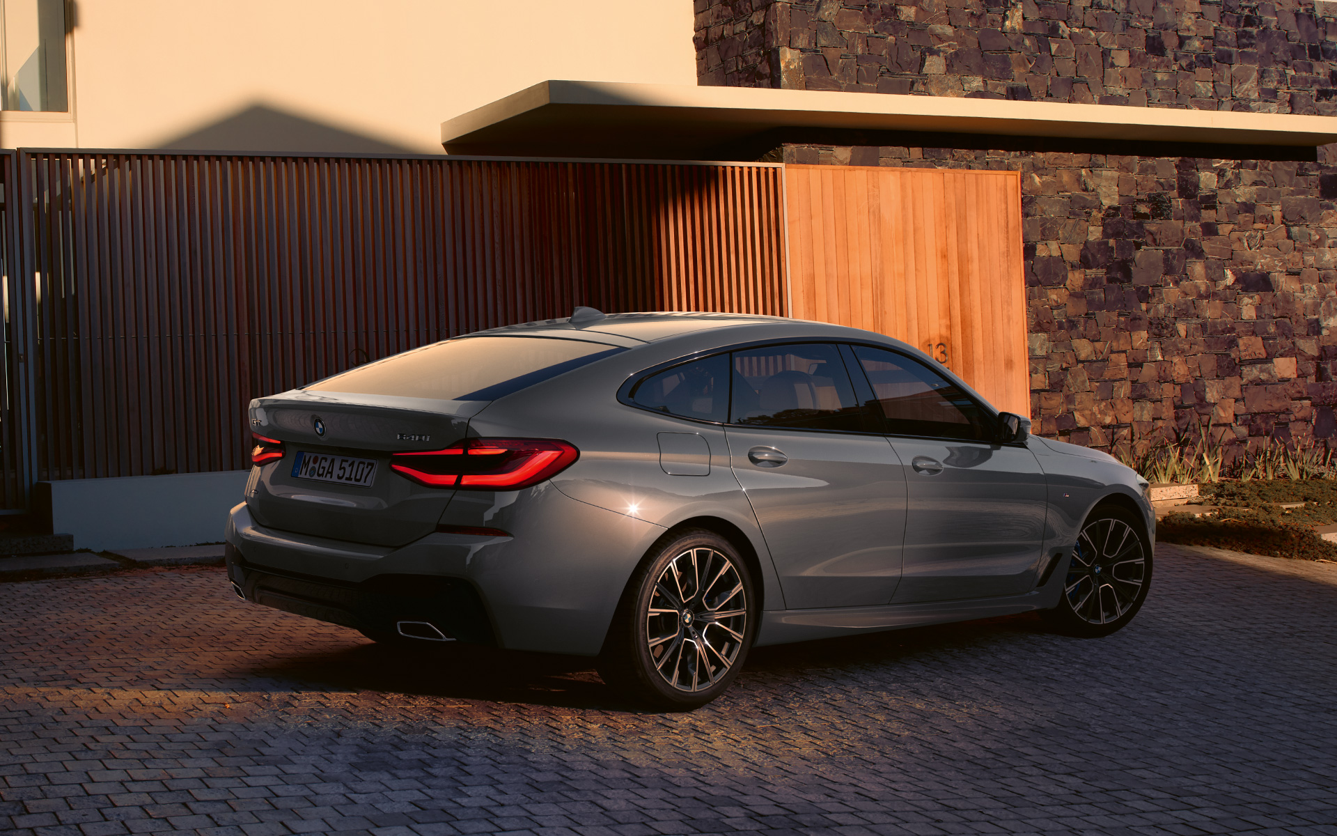 Heckdesign BMW 6er Gran Turismo G32 2020 Heckdesign BMW 6er Gran Turismo 640i xDrive G32 2020 Berninagrau Heckansicht