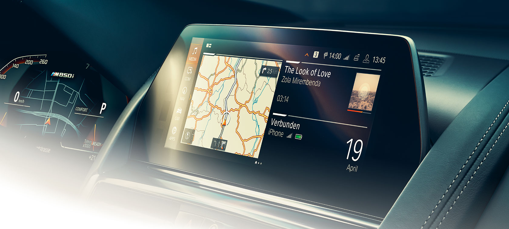 Control Display BMW 8er Coupé, Interieur, Control Display.