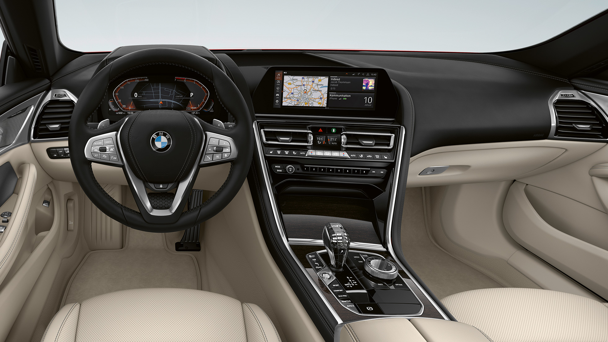 Basismodell Cockpit BMW 8er Gran Coupé, Basismodell Cockpit