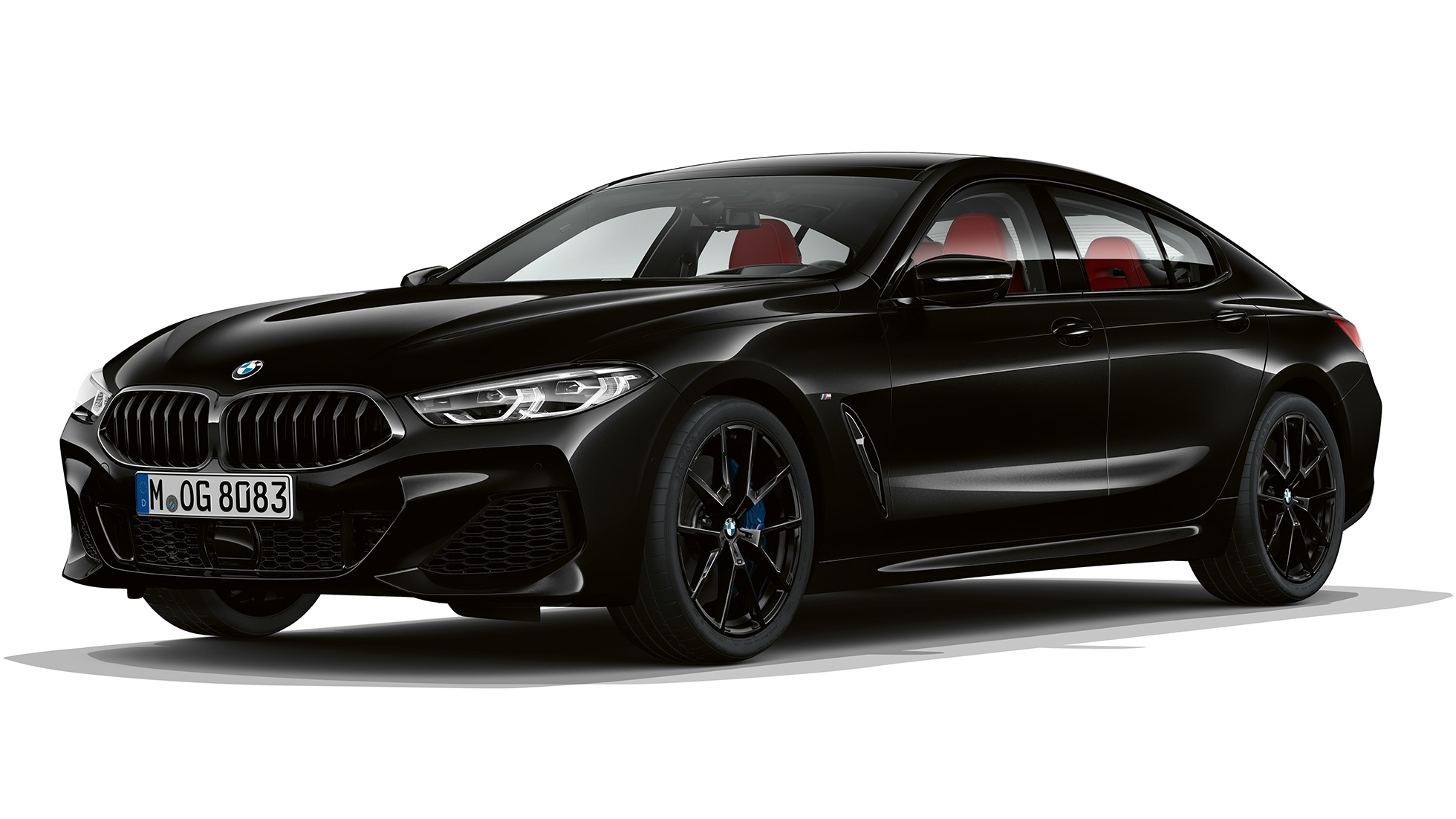 M Sportpaket Dreiviertel-Frontaufnahme BMW 8er Gran Coupé, M Sportpaket Dreiviertel-Frontaufnahme