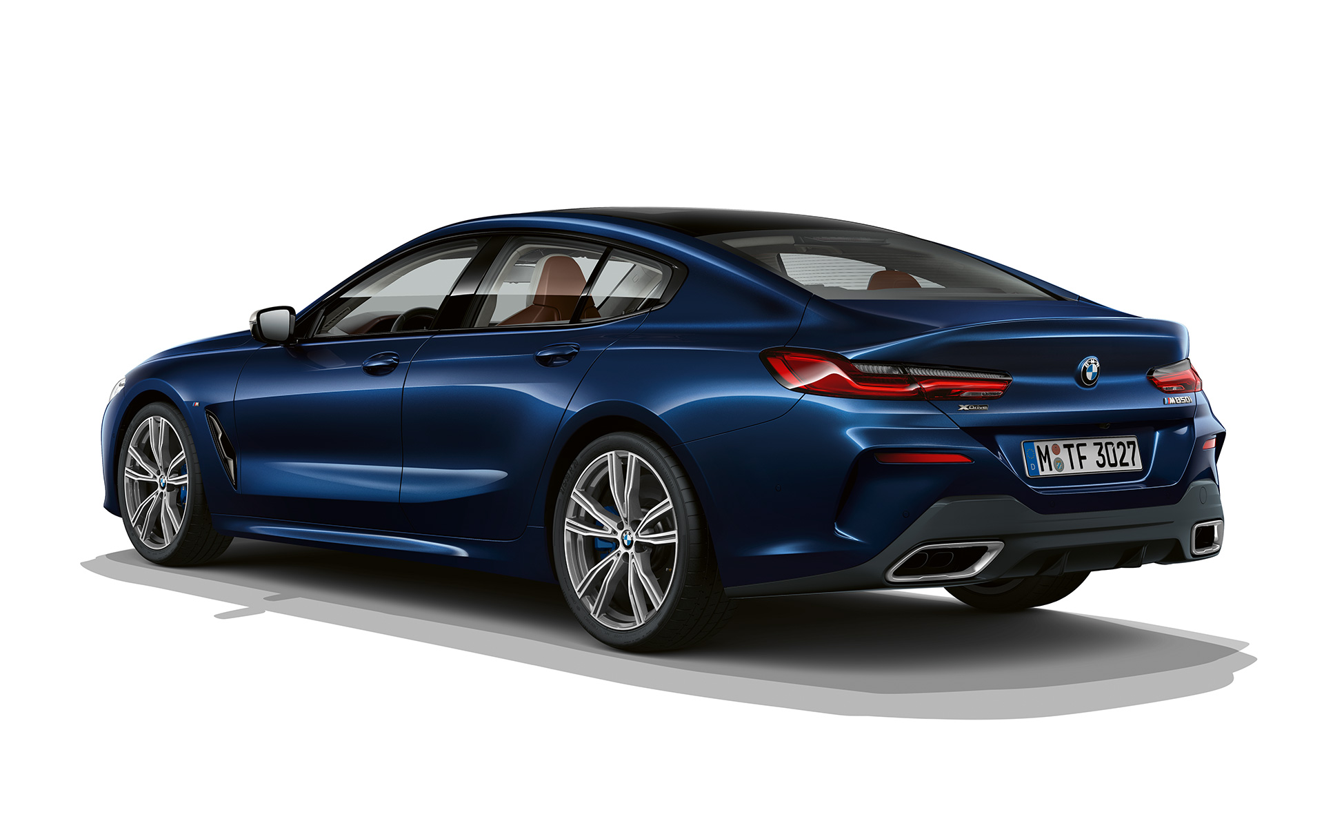 Individual Sophistication Dreiviertel-Heckansicht BMW 8er Gran Coupé, Individual Sophistication Dreiviertel-Heckansicht