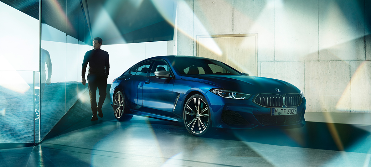 BMW Individual Dreiviertel-Frontansicht BMW 8er Gran Coupé, BMW Individual Dreiviertel-Frontansicht