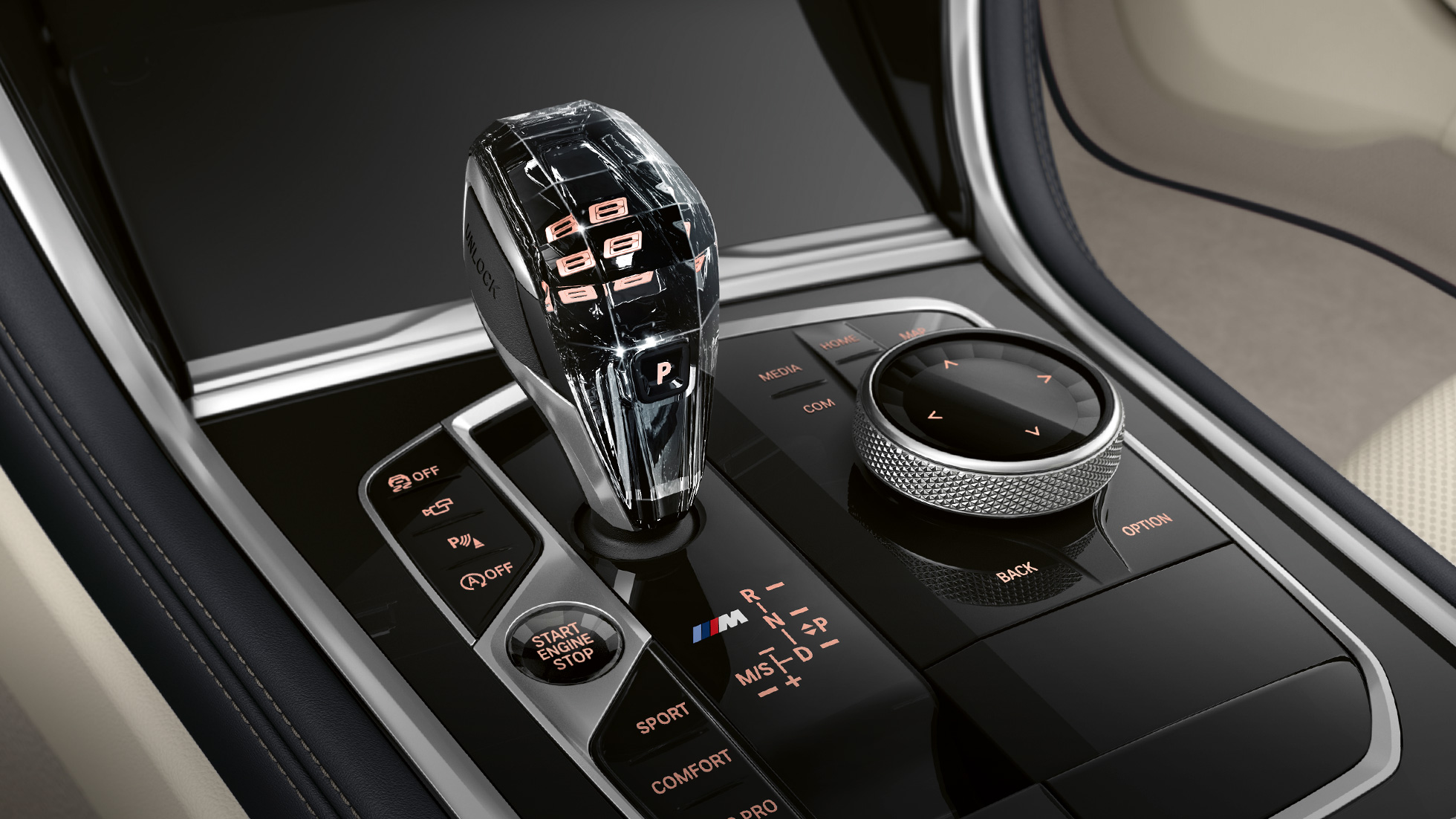 Glasapplikationen Crafted Clarity BMW 8er Gran Coupé, Glasapplikationen Crafted Clarity